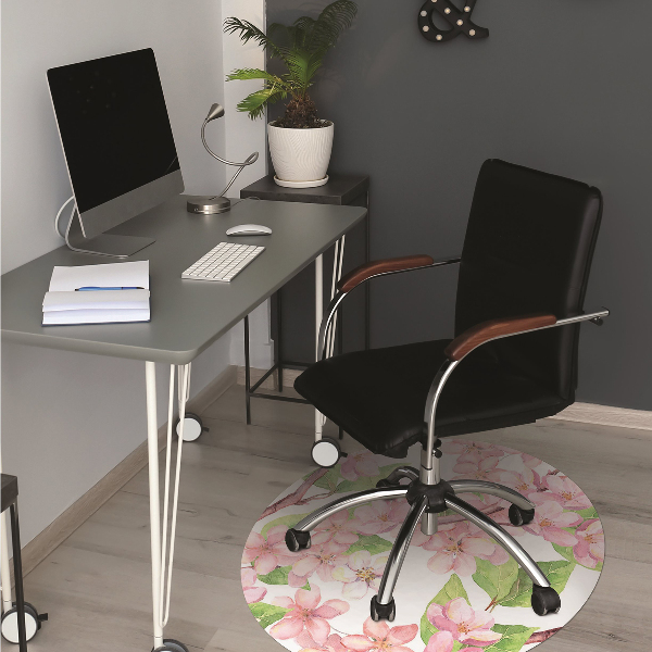Tapis de chaise fleurs de cerisier