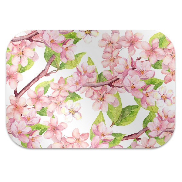 Tapis de chaise fleurs de cerisier