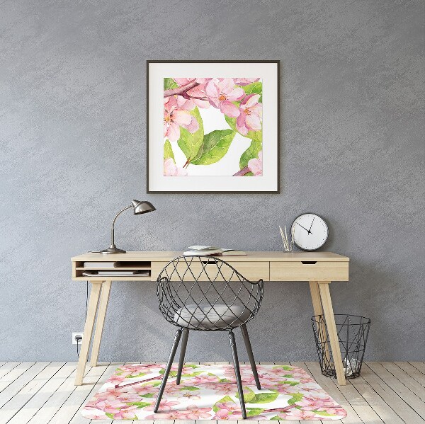 Tapis de chaise fleurs de cerisier