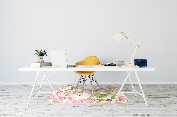 Tapis de chaise fleurs de cerisier