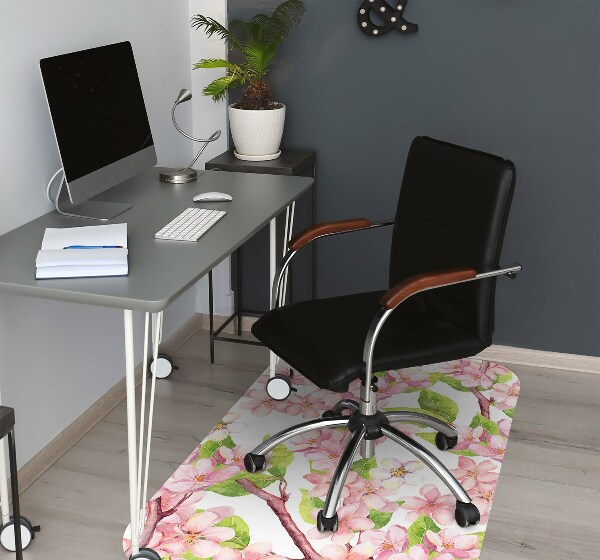 Tapis de chaise fleurs de cerisier