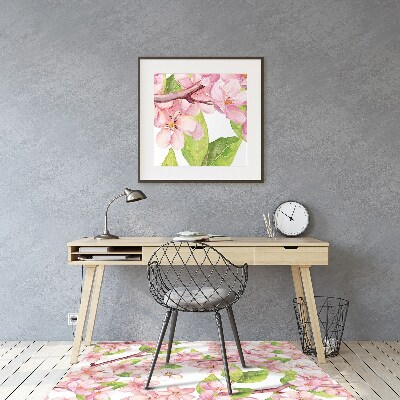 Tapis de chaise fleurs de cerisier