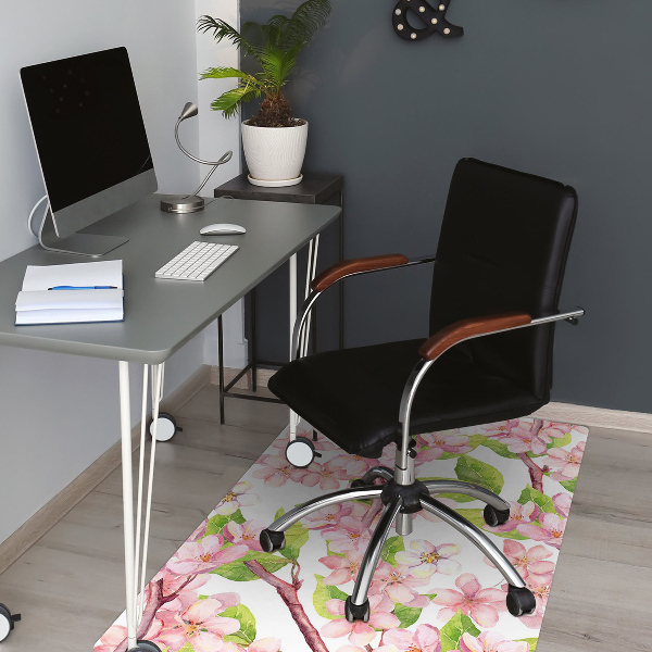 Tapis de chaise fleurs de cerisier
