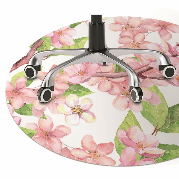 Tapis de chaise fleurs de cerisier