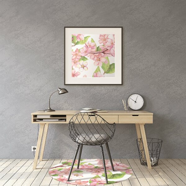 Tapis de chaise fleurs de cerisier