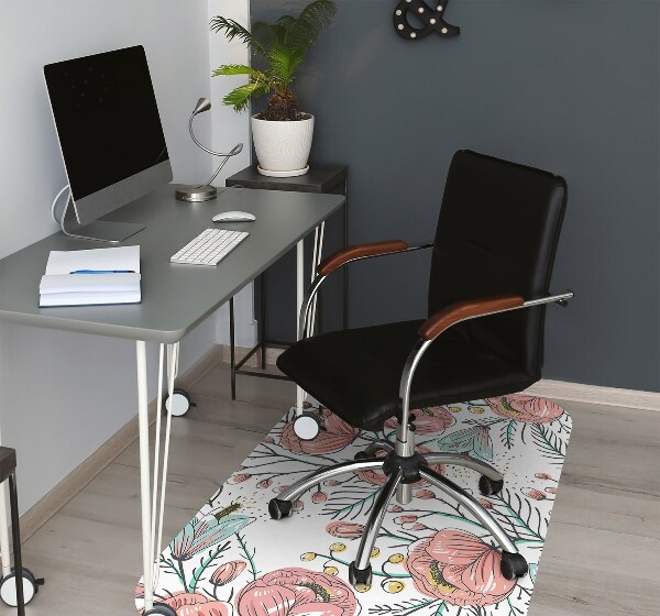 Tapis de chaise de bureau Maki