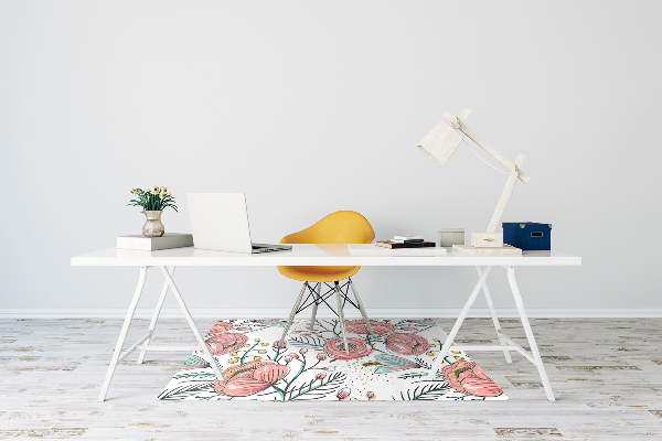 Tapis de chaise de bureau Maki