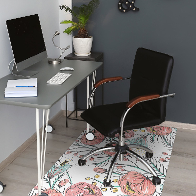 Tapis de chaise de bureau Maki