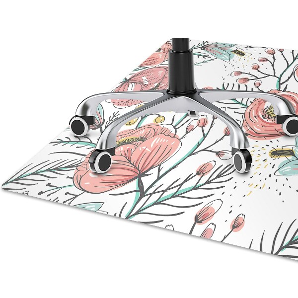 Tapis de chaise de bureau Maki