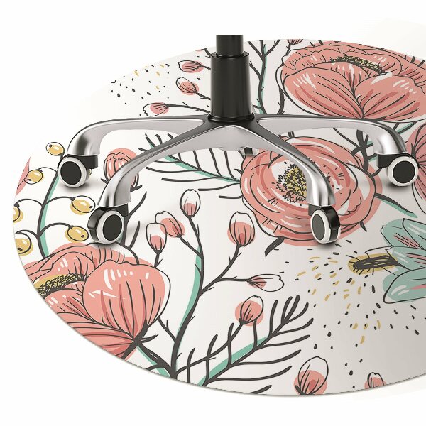 Tapis de chaise de bureau Maki