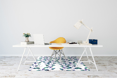 Tapis pour chaise de bureau Feuilles de conte de fées