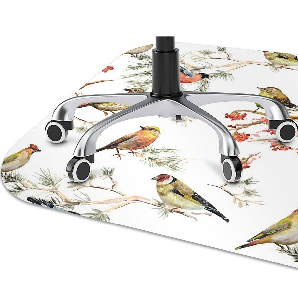 Tapis de chaise de bureau Oiseaux sur la branche