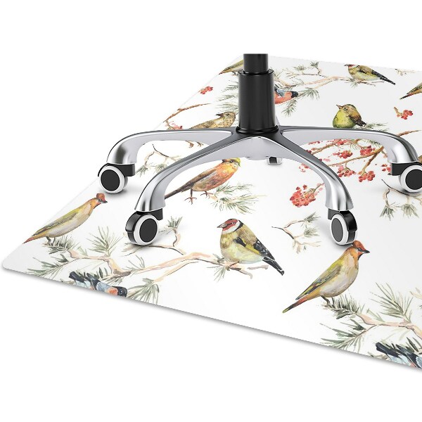Tapis de chaise de bureau Oiseaux sur la branche