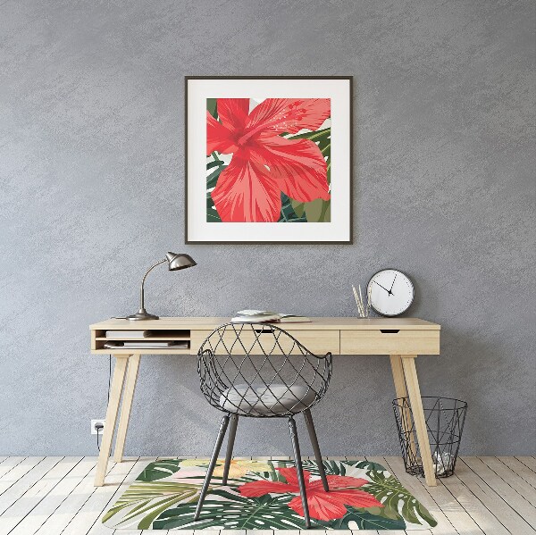 Tapis pour chaise de bureau Île hawaïenne