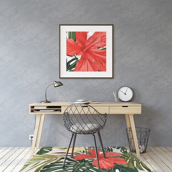 Tapis pour chaise de bureau Île hawaïenne