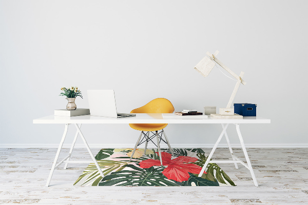 Tapis pour chaise de bureau Île hawaïenne