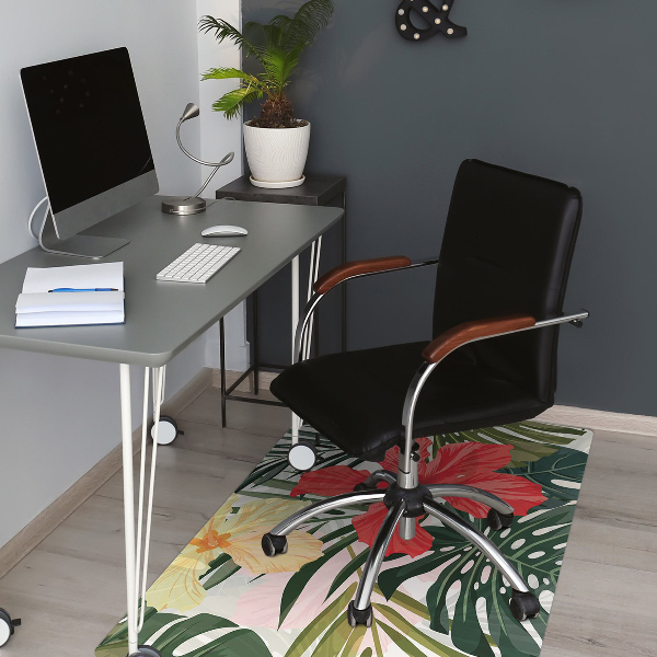 Tapis pour chaise de bureau Île hawaïenne