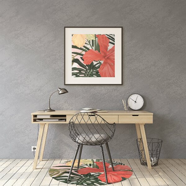 Tapis pour chaise de bureau Île hawaïenne