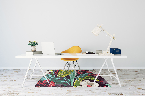Tapis pour chaise de bureau Motif floral