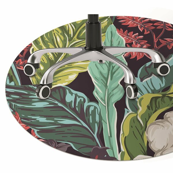 Tapis pour chaise de bureau Motif floral