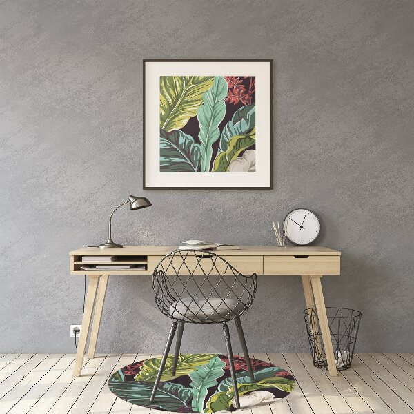 Tapis pour chaise de bureau Motif floral