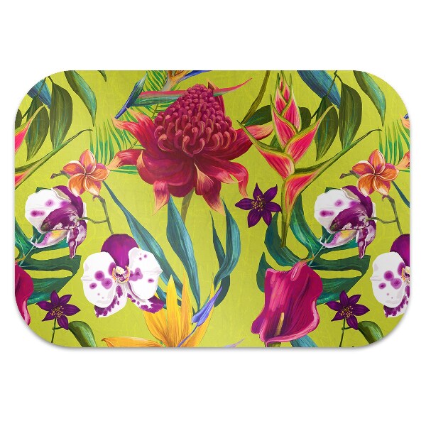 Tapis pour chaise de bureau Jardin peint