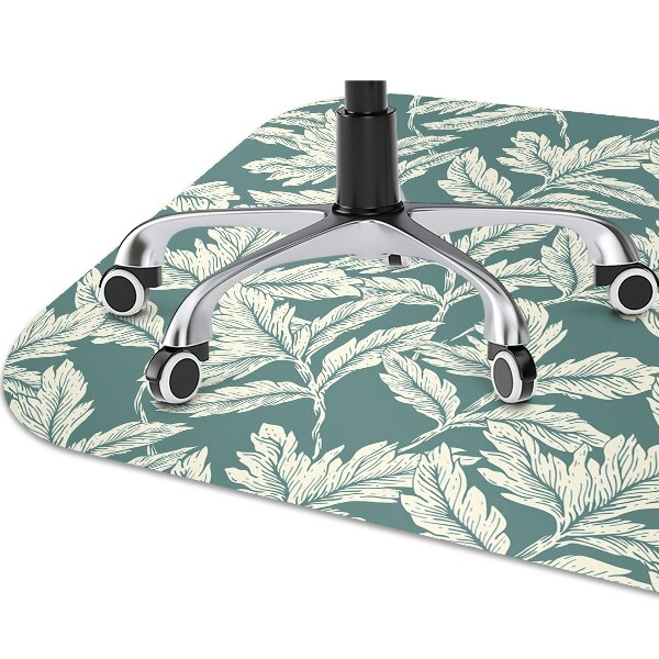 Tapis de chaise Image des feuilles