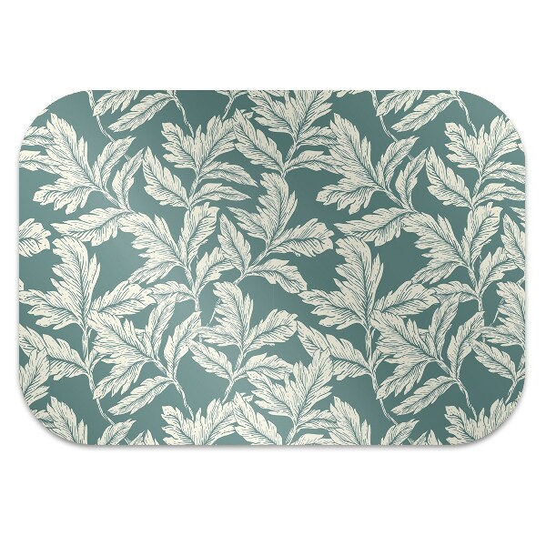 Tapis de chaise Image des feuilles