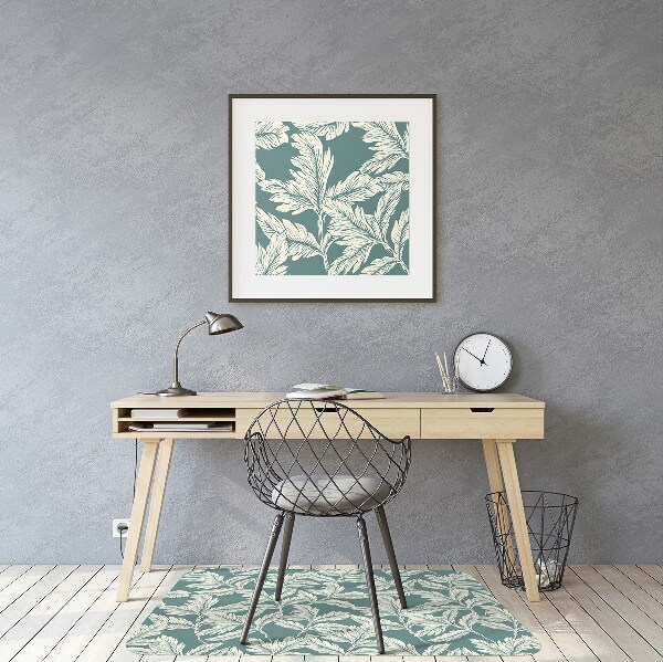 Tapis de chaise Image des feuilles