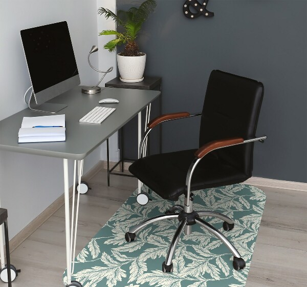 Tapis de chaise Image des feuilles