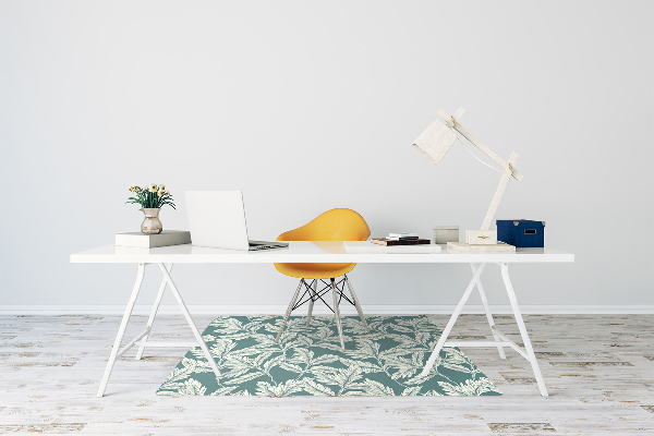 Tapis de chaise Image des feuilles