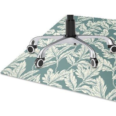 Tapis de chaise Image des feuilles