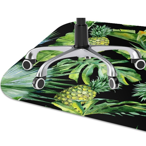 Tapis de chaise de bureau Ananas