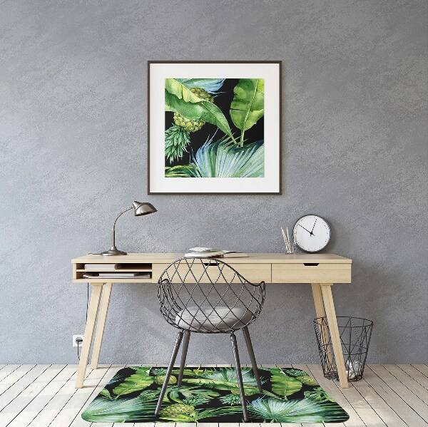 Tapis de chaise de bureau Ananas
