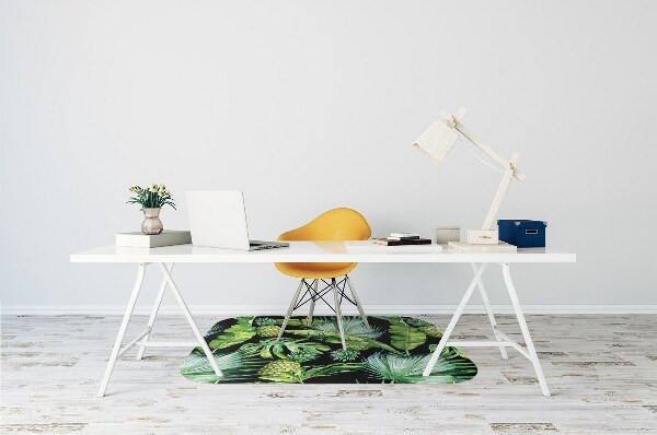 Tapis de chaise de bureau Ananas