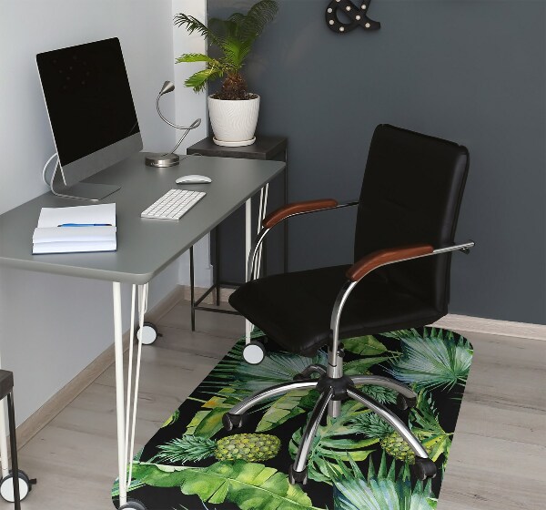 Tapis de chaise de bureau Ananas