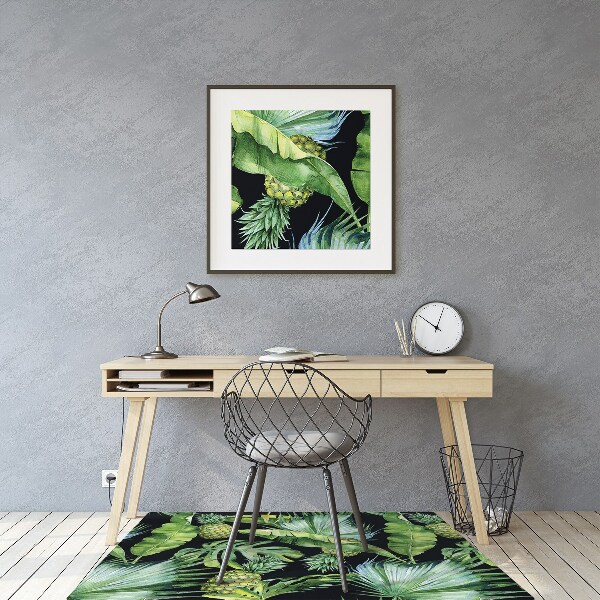 Tapis de chaise de bureau Ananas