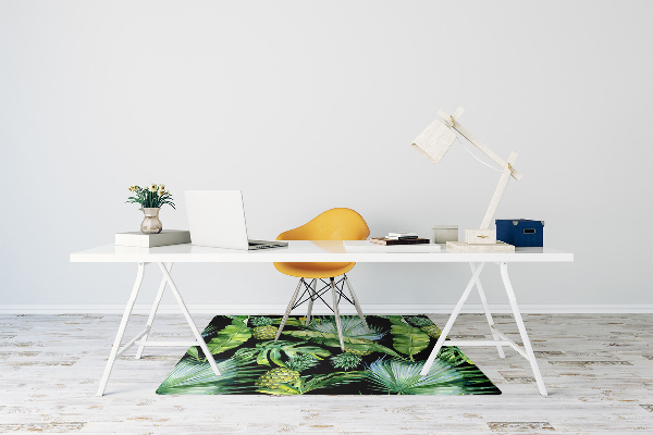 Tapis de chaise de bureau Ananas