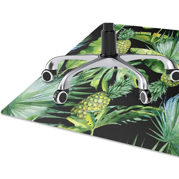 Tapis de chaise de bureau Ananas