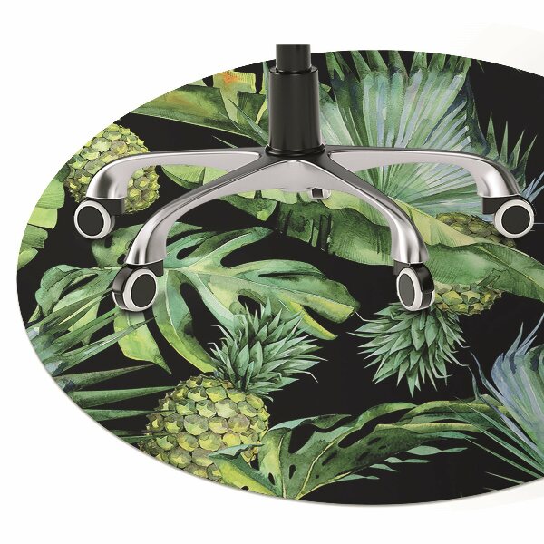 Tapis de chaise de bureau Ananas