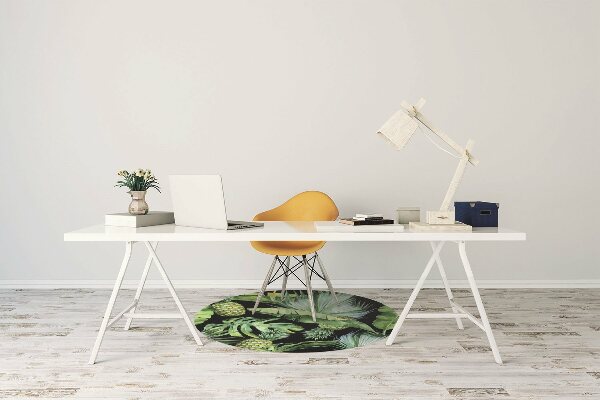 Tapis de chaise de bureau Ananas