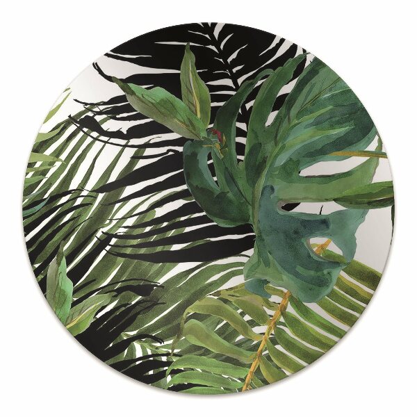 Tapis fauteuil bureau do biura Feuilles tropicales