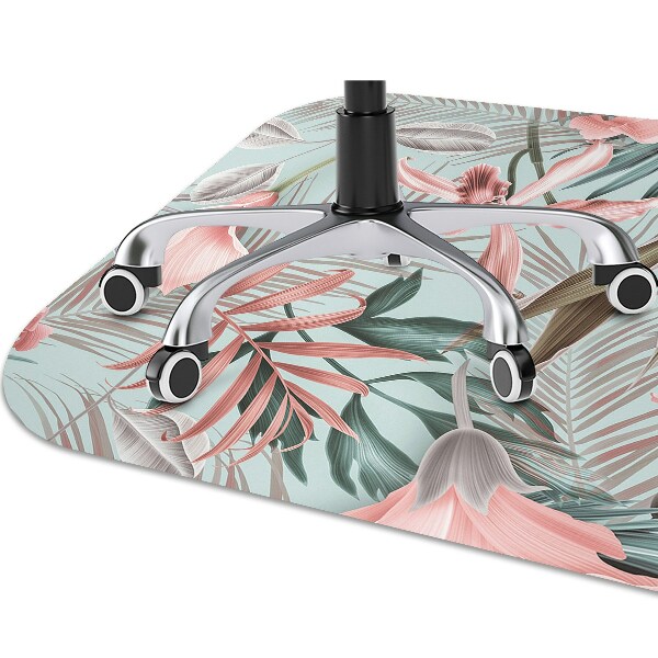 Tapis protège sol Fleurs pastel