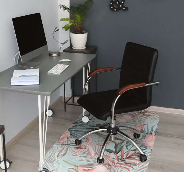Tapis protège sol Fleurs pastel