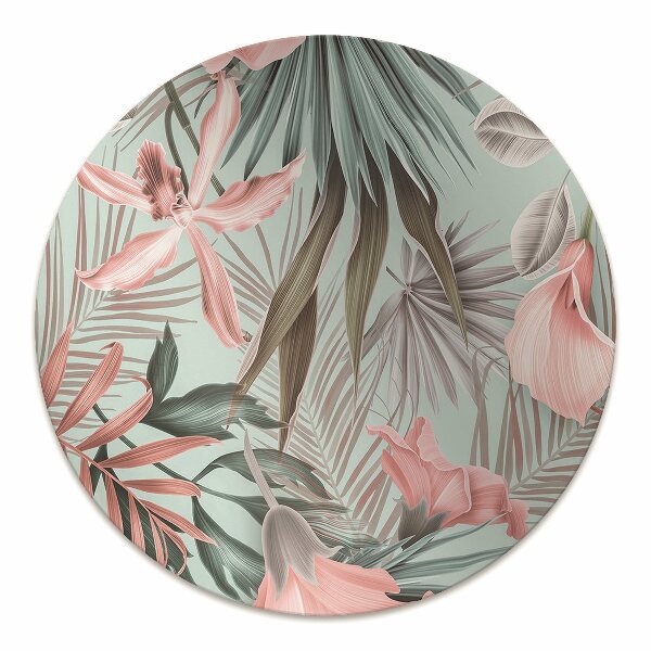 Tapis protège sol Fleurs pastel
