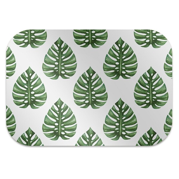 Tapis de chaise de bureau Feuilles