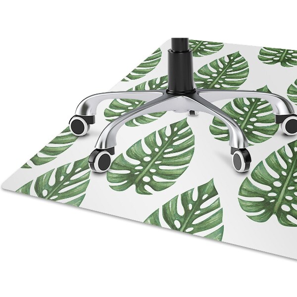 Tapis de chaise de bureau Feuilles