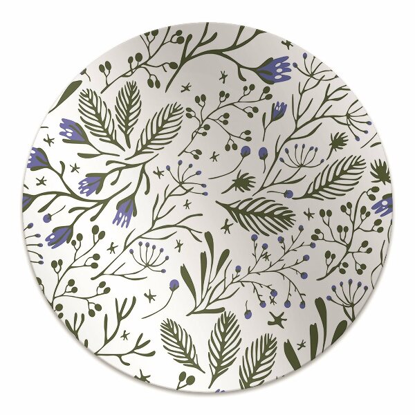 Tapis de chaise de bureau Fleurs