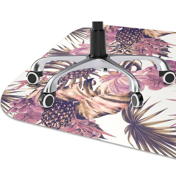 Tapis de chaise de bureau Ananas