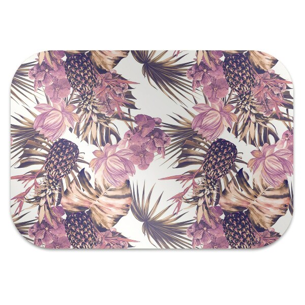 Tapis de chaise de bureau Ananas